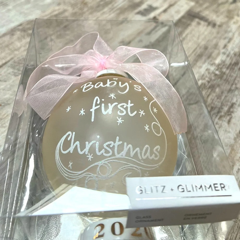 Baby’s first Christmas ornament